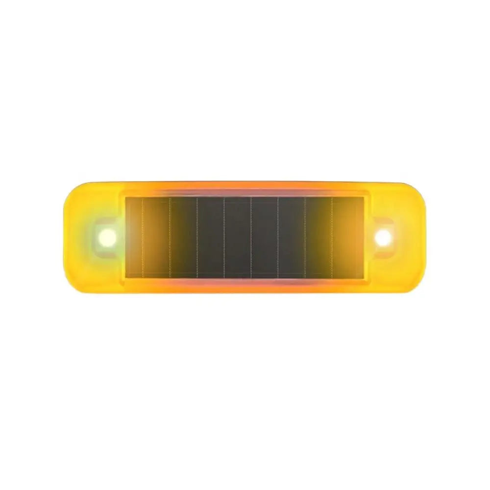 Mini LED Flashing Bicycle Light Solar-Powered 12V Car Warning Light Wiring-Free Ultra-Bright Dummy Alarm Lamp Construction Sign