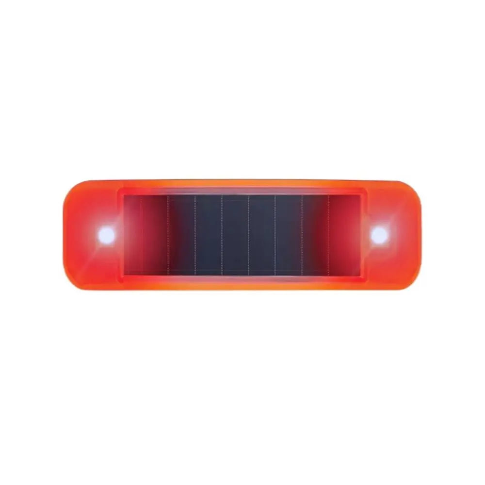 Mini LED Flashing Bicycle Light Solar-Powered 12V Car Warning Light Wiring-Free Ultra-Bright Dummy Alarm Lamp Construction Sign